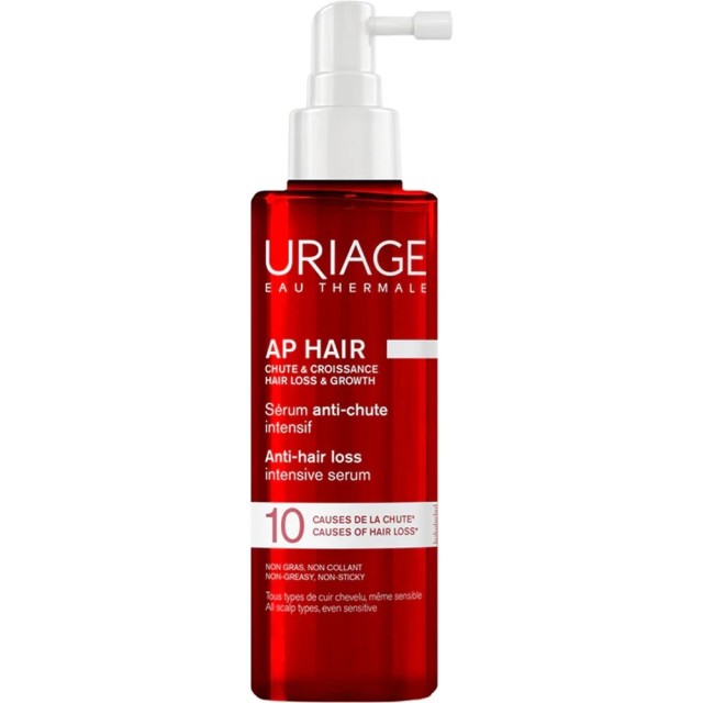 Uriage AP Hair Anti-Hair Loss & Growth Serum Εντατικός Ορός Κατά τη...