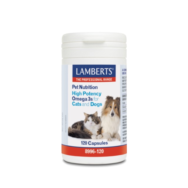 Lamberts Pet Nutrition High Potency Omega 3s Cats & Dogs Συμπληρωμα...