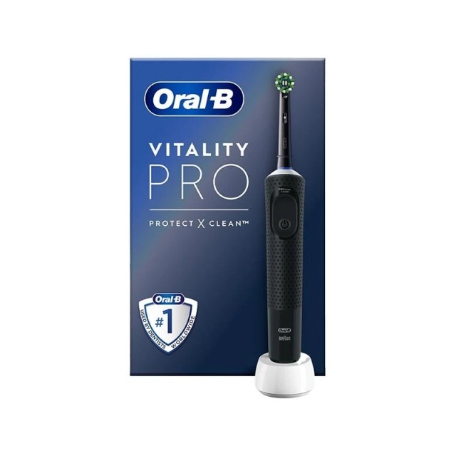 Oral-B Vitality Pro Ηλεκτρική Οδοντόβουρτσα Μαύρη, 1τμχ