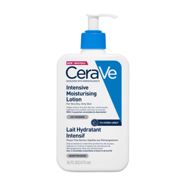 CeraVe Intensive Moisturising Lotion Ενυδατική Λοσιόν Για Το Πολύ Ξηρό Δέρμα Με Κνησμό, 473 ml
