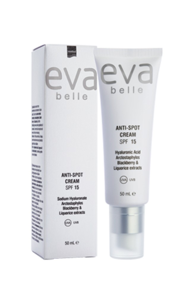 Eva Belle Anti-Spot cream SPF15 Αντηλιακή Κρέμα Προσώπου κατά των Πανάδων, 50ml