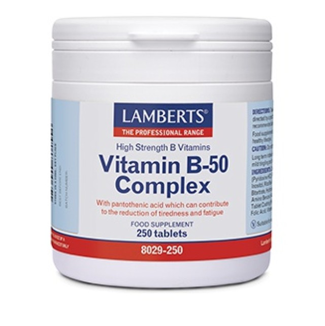Lamberts Vitamin Β-50 Complex 250 Ταμπλέτες