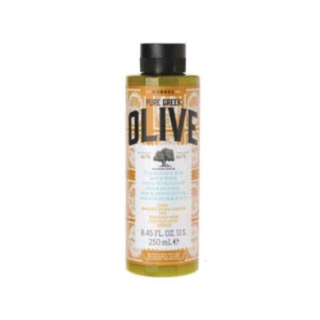 Korres Pure Greek Olive Σαμπουάν Θρέψης με Εκχύλισμα Φύλλων Ελιάς για Ξηρά-Αφυδατωμένα Μαλλιά, 250ml