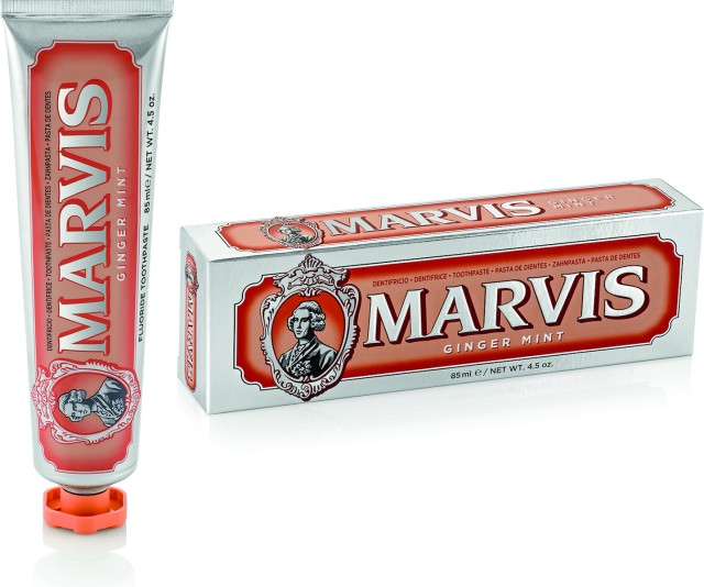 Marvis Ginger Mint Οδοντόκρεμα με Τζίντζερ, Μέντα & Ξυλιτόλη, 85ml
