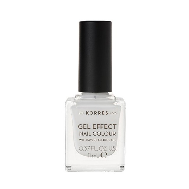 Korres Βερνίκι Νυχιών Gel Effect Nail Colour (No.01) Blanc White, 11ml