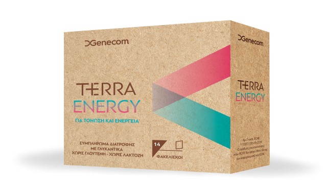 Terra Energy Συμπλήρωμα Διατροφής Για Τόνωση & Ενέργεια, 14 Φακελίσκοι