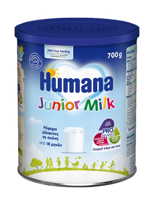 Humana Γάλα σε Σκόνη Junior Milk 18m+ 700gr