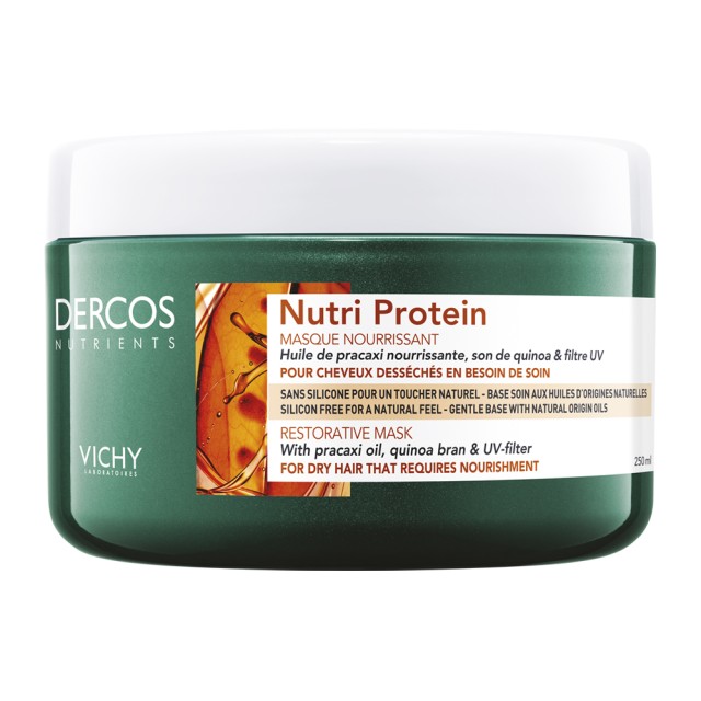 Vichy Dercos Nutri Protein Μάσκα Για Ξηρά Μαλλιά, 250ml