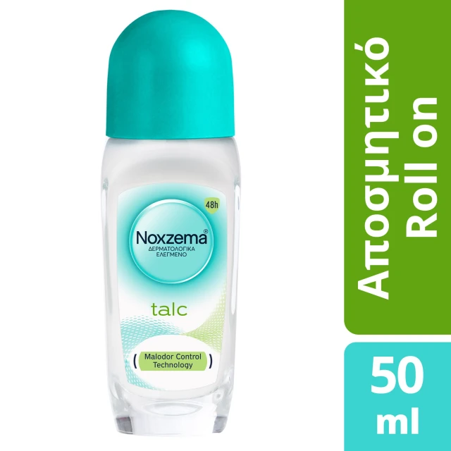 Noxzema Deo Roll On Talc Deodorant 50ml