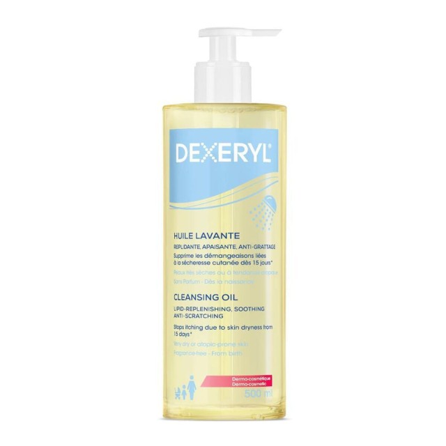 Dexeryl Cleansing Oil Λάδι Καθαρισμού Για Πρόσωπο & Σώμα, 500ml