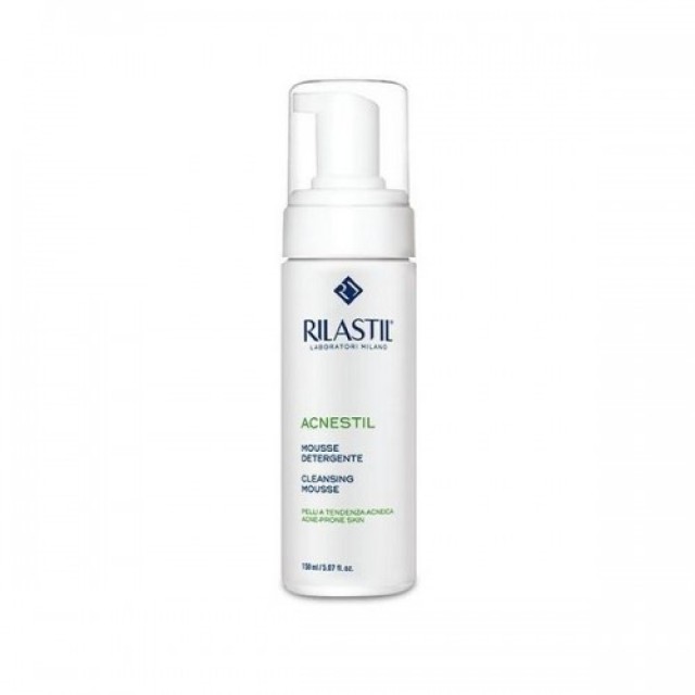 Rilastil Acnestil Cleansing Mousse Καθαριστικός Αφρός Για Λιπαρές Επιδερμίδες Με Τάση Ακμής, 150ml