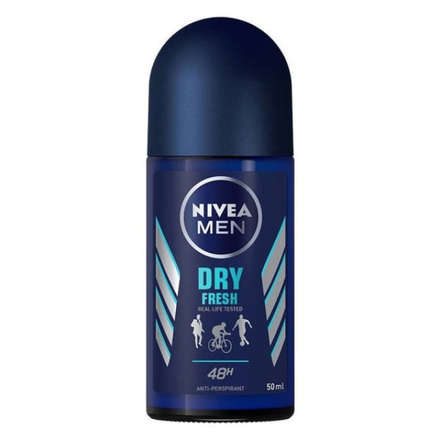 Nivea Men Dry Fresh Ανδρικό Αποσμητικό Roll-on 48ωρης Προστασίας, 50ml