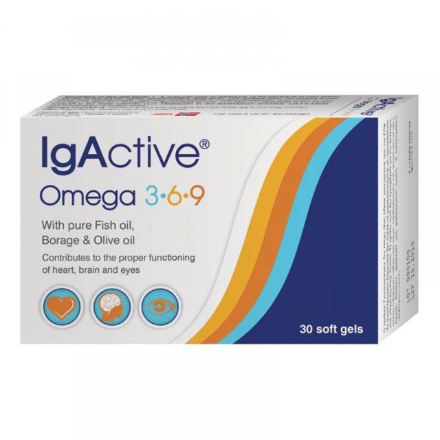 IgActive Omega 3-6-9 Omega 3-6-9 30 Softgels