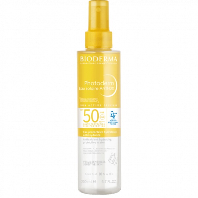 Bioderma Photoderm Eau Solaire ANTI-OX SPF50 Αντηλιακό Νερό για Πρόσωπο, Σώμα και Μαλλιά, 200ml