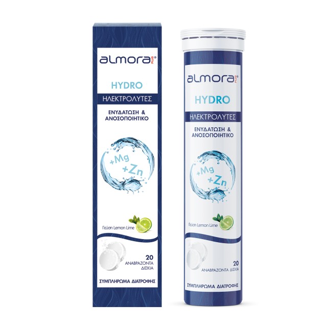 Almora Plus Hydro Συμπλήρωμα Διατροφής Ηλεκτρολυτών με Μαγνήσιο και...