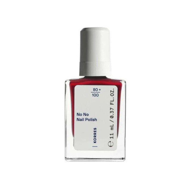 Korres No No Nail Polish 51 True Red Βερνίκι νυχιών, 11ml