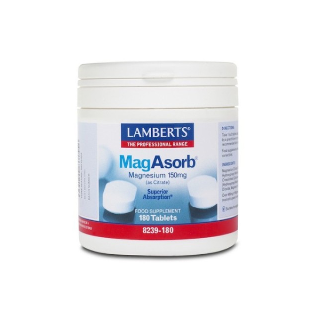 Lamberts MagAsorb Συμπλήρωμα Διατροφής για την Ανάπτυξη των Οστών &...