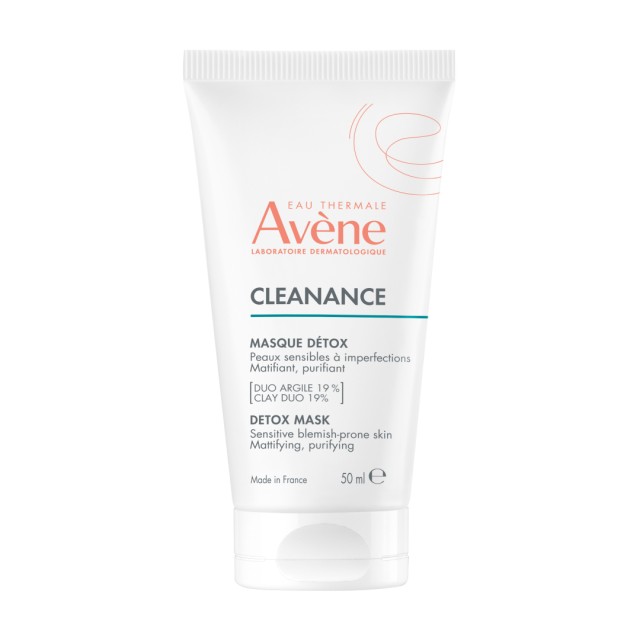 Avene Eau Thermale Cleanance Detox Μάσκα Προσώπου, 50ml