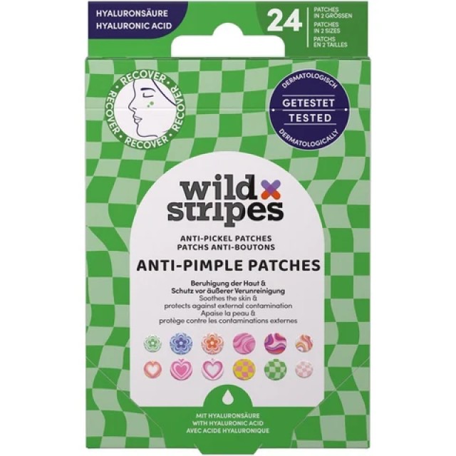 Wild Stripes Anti-Pimple Patches Groovy Recover με υαλουρονικό οξύ,...