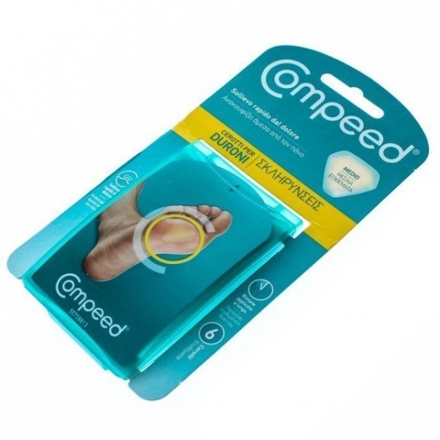 Compeed Επιθέματα Για Σκληρύνσεις Μεσαία 6τμχ