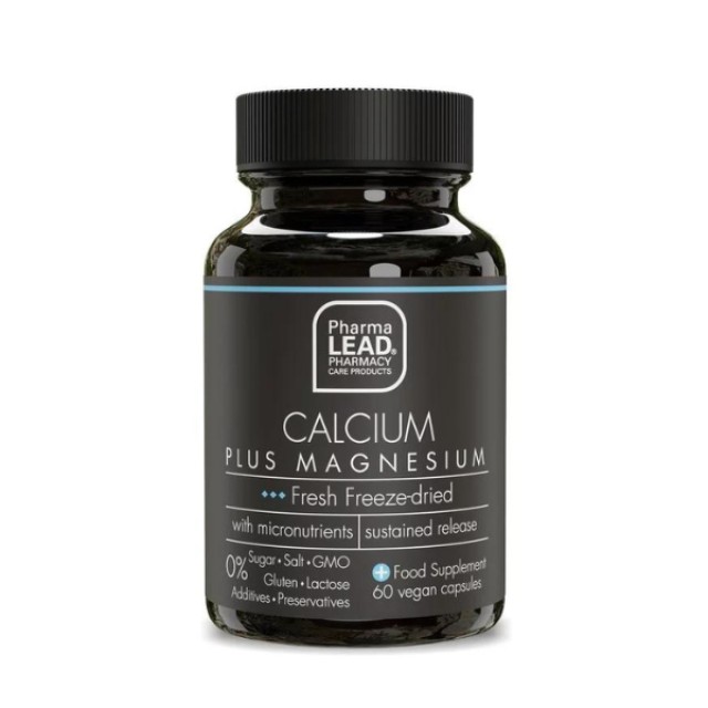 Pharmalead Black Range Calcium Plus Magnesium, 60 Φυτικές Κάψουλες