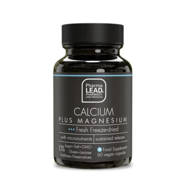 Pharmalead Black Range Calcium Plus Magnesium, 60 Vegetarian Capsules
