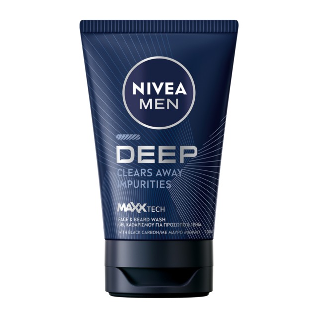 Nivea Men Deep Τζελ Καθαρισμού Προσώπου, 100ml