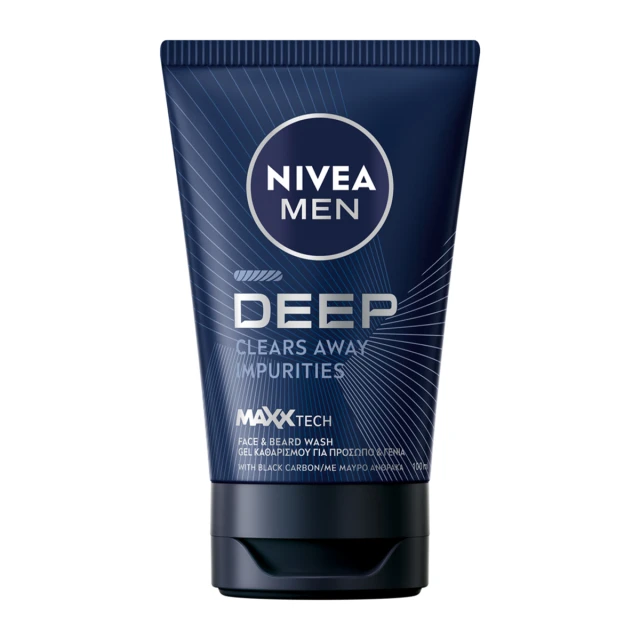 Nivea Men Deep Facial Cleansing Gel, 100ml