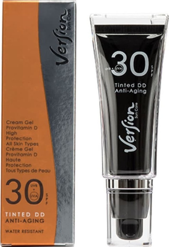 Version Tinted DD Anti-Aging Cream Gel SPF30 Αντηλιακή Κρέμα Προσώπου Με Χρώμα, 50ml