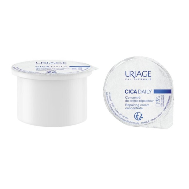 Uriage Cica Daily Repairing Cream Concentrate Refill Ανταλλακτικό Για Επανορθωτική Κρέμα Προσώπου, 50ml