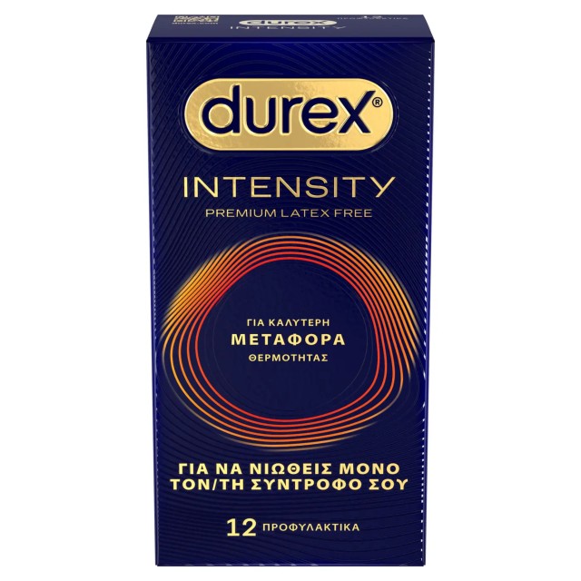 Durex Intensity Premium Latex-Free Εξαιρετικά Λεπτά Προφυλακτικά, 1...