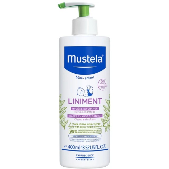 Mustela Liniment Diaper Change Cleanser Γαλάκτωμα για την Αλλαγή Πά...