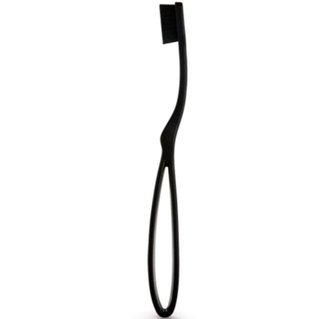 Intermed Professional Ergonomic Toothbrush Medium Οδοντόβουρτσα Μαύρο Χρώμα, 1τμχ