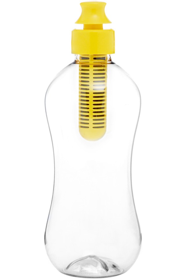 Bobble Carry Cap Μπουκάλι Νερού Με Φίλτρο Άνθρακα Κίτρινο, 550ml