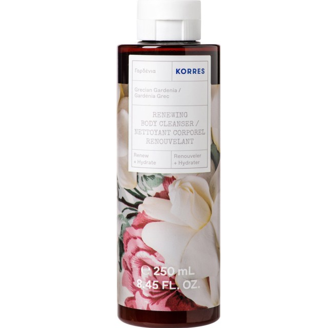 Korres Renewing Body Cleanser Αφρόλουτρο με Άρωμα Γαρδένια, 250ml