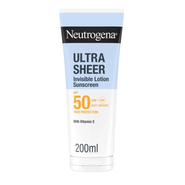 Neutrogena Ultra Sheer Invisible Hydration Body Lotion Sunscreen SP...