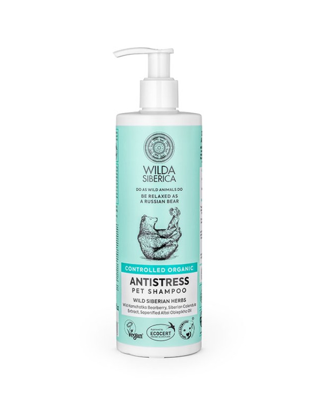 Wilda Siberica pet shampoo Οργανικό Σαμπουάν ζώων Antistress 400 ml