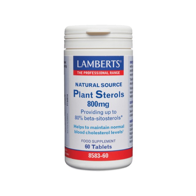 Lamberts Plant Sterols 800mg Συμπλήρωμα Διατροφής με Φυτικές Στερόλες, 60 Ταμπλέτες
