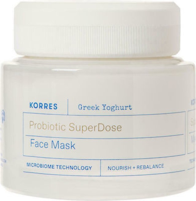 Korres Greek Yoghurt Super Dose Προβιοτικών Μάσκα Προσώπου, 100ml