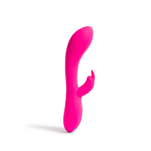 Platanomelon Lucas Bunny Vibrator with Heat Effect Δονητής Διπλής Διέγερσης με Λειτουργία Θερμότητας Φούξια, 1τεμ