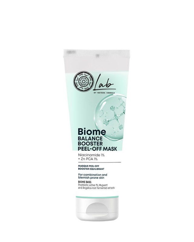 Natura Siberica Lab Biome Balance Booster Peel Off Μάσκα Προσώπου για Δέρμα με Ατέλειες, 75ml