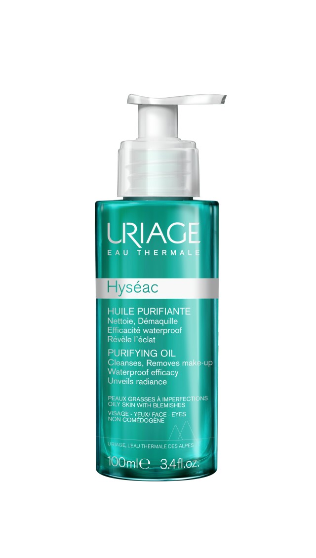 Uriage Hyseac Purifying Oil Καθαριστικό Έλαιο Προσώπου Για Λιπαρές Επιδερμίδες Κατά των Ατελειών 100ml