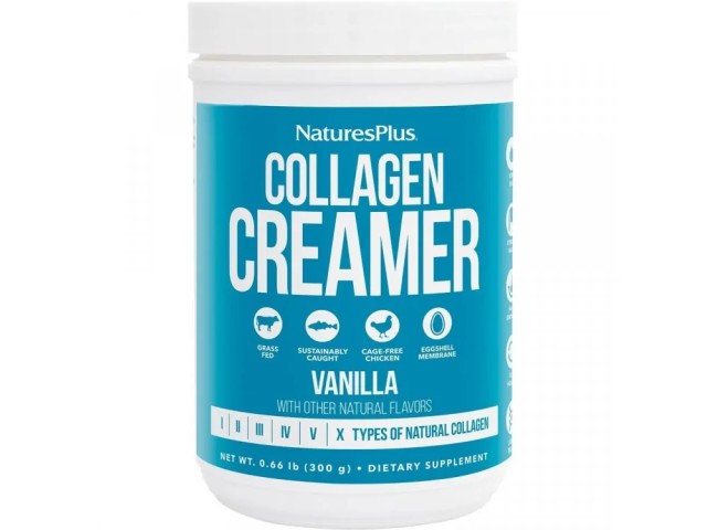 Natures Plus Collagen Creamer Vanilla Flavor Συμπλήρωμα Διατροφής μ...