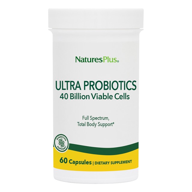 Natures Plus Probiotics Ultra, 60 Φυτικές Κάψουλες
