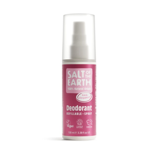 Salt of the Earth Vegan Refillable Deodorant Fresh Strawberry Aποσμ...