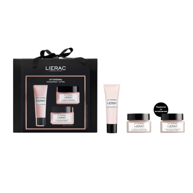 Lierac Set Lift Integral The Regenerating Night Cream 50ml + The Firming Day Cream Ανταλλακτικό 50ml + The Neck-Decollete Cream 50ml
