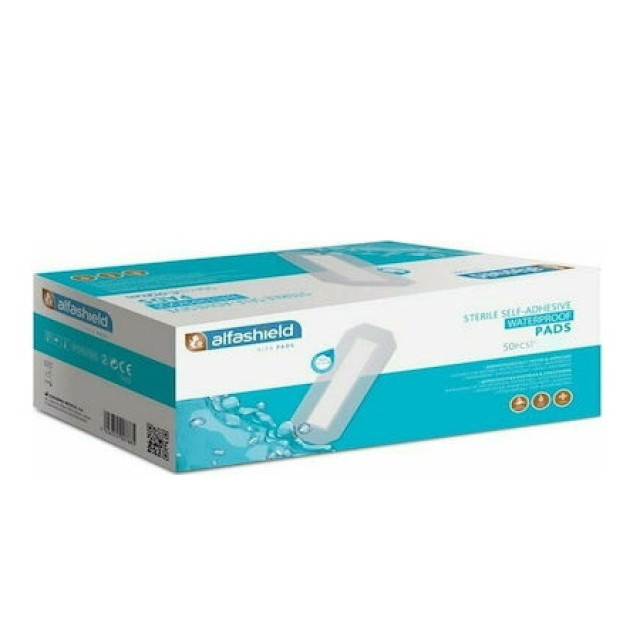 Alfashield Self-Adhesive Waterproof Pads Αποστειρωμένα Αυτοκόλλητα ...