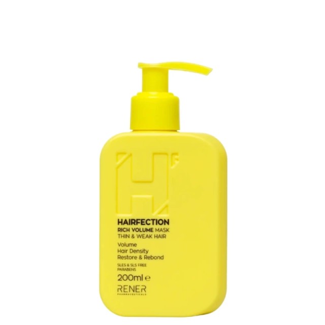 Hairfection Rich Volume Mask Thin & Weak Hair Μάσκα για Λεπτά και Α...