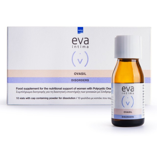 Intermed Eva Intima Ovasil Συμπλήρωμα Διατροφής για τις Πολυκυστικές Ωοθήκες, 10 Φιαλίδια