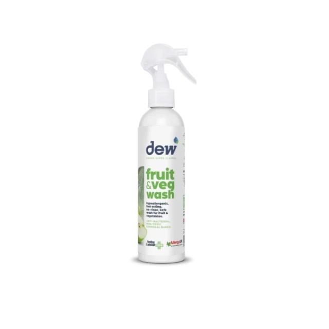 Dew Fruit & Veg Wash, Απολυμαντικό Καθαριστικό Spray Φρούτων και Λα...